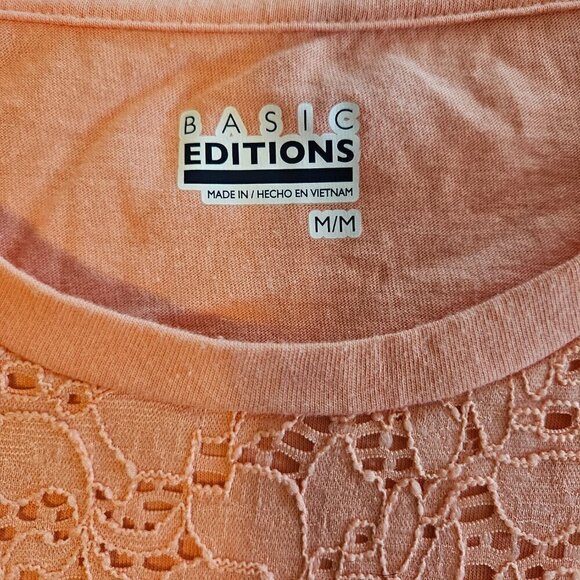 Basic Editions Orange Top - Picture 5 of 6